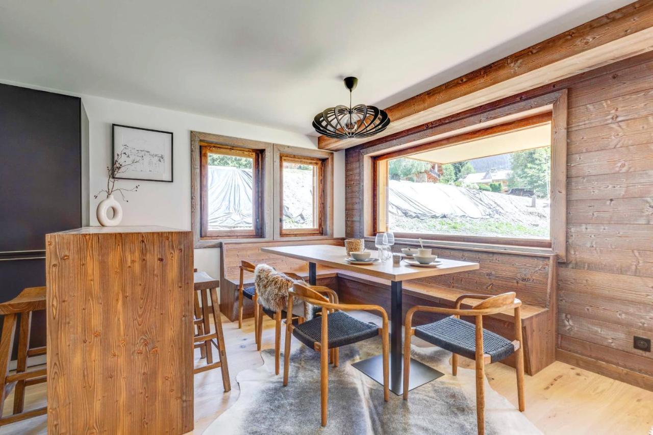4-Room Apartment With Garden, Gym And Shared Spa Megève Exteriér fotografie