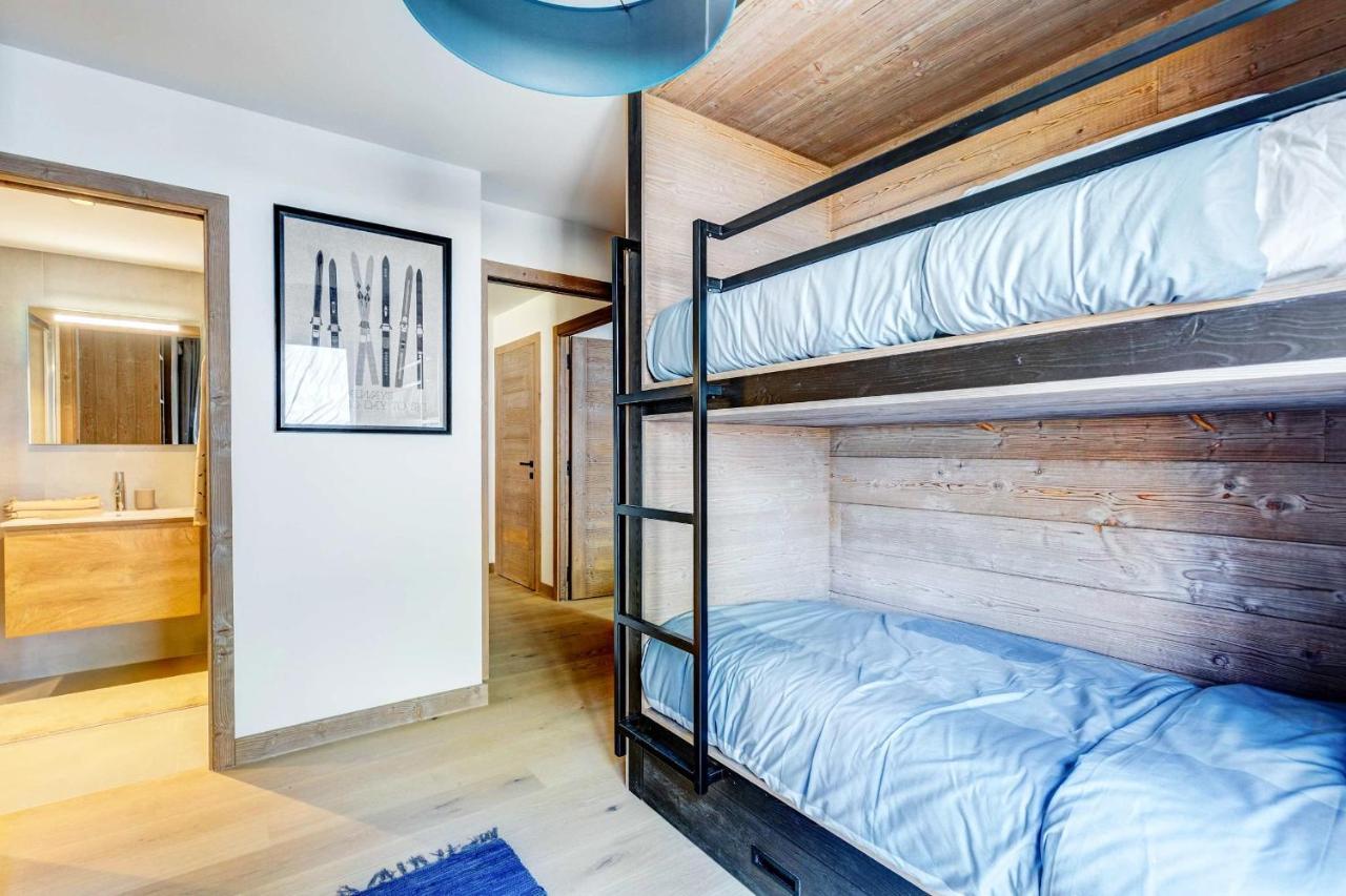 4-Room Apartment With Garden, Gym And Shared Spa Megève Exteriér fotografie