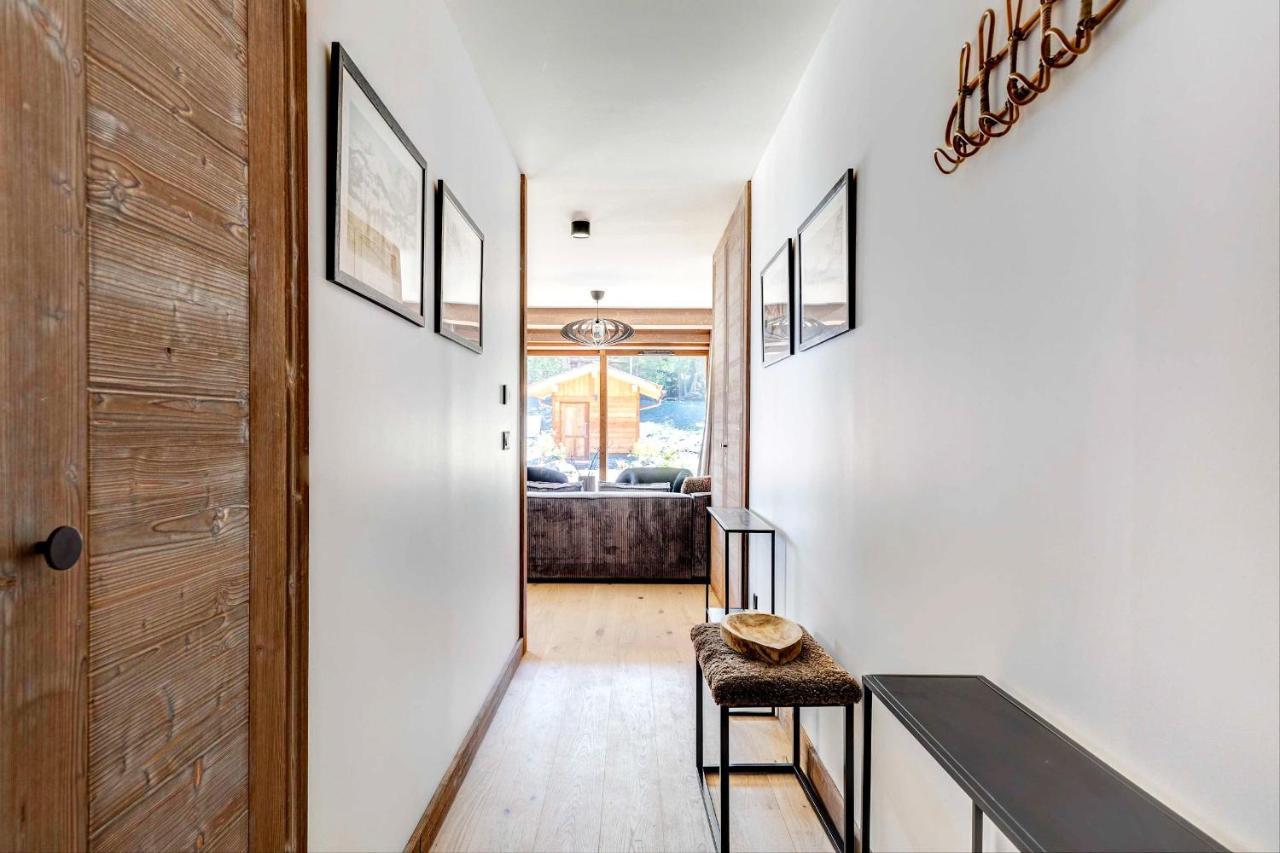 4-Room Apartment With Garden, Gym And Shared Spa Megève Exteriér fotografie