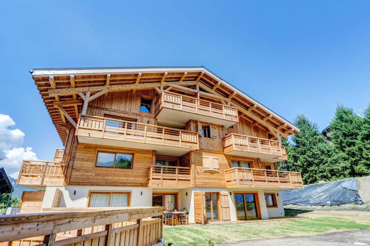 4-Room Apartment With Garden, Gym And Shared Spa Megève Exteriér fotografie