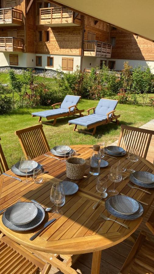 4-Room Apartment With Garden, Gym And Shared Spa Megève Exteriér fotografie